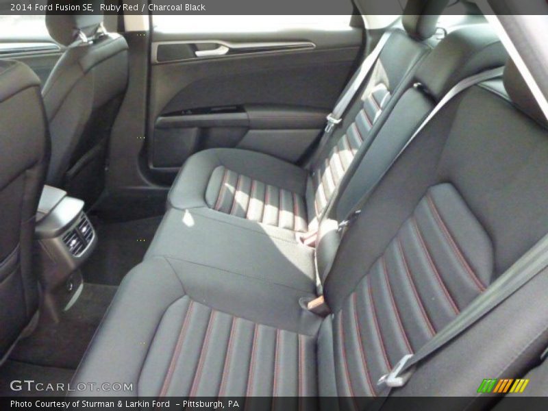 Ruby Red / Charcoal Black 2014 Ford Fusion SE