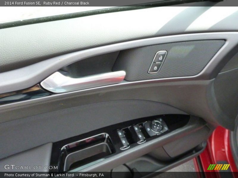 Ruby Red / Charcoal Black 2014 Ford Fusion SE