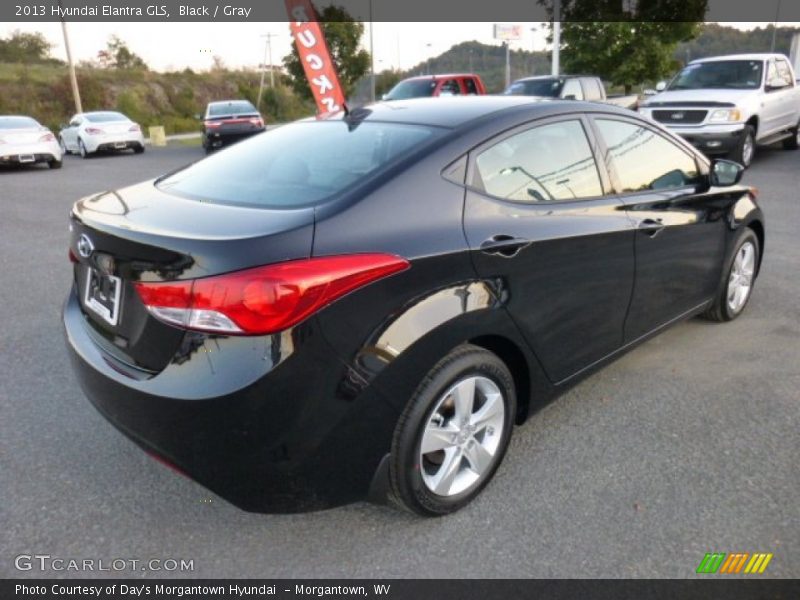 Black / Gray 2013 Hyundai Elantra GLS