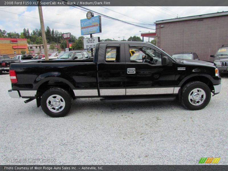 Black / Medium/Dark Flint 2008 Ford F150 XLT SuperCab 4x4