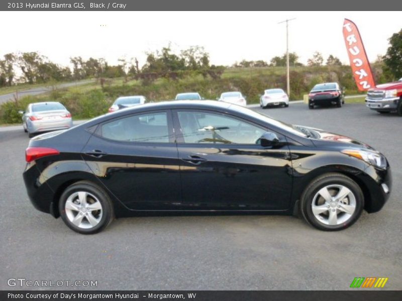 Black / Gray 2013 Hyundai Elantra GLS