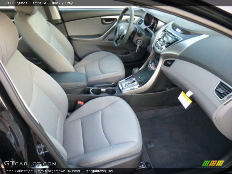 Black / Gray 2013 Hyundai Elantra GLS