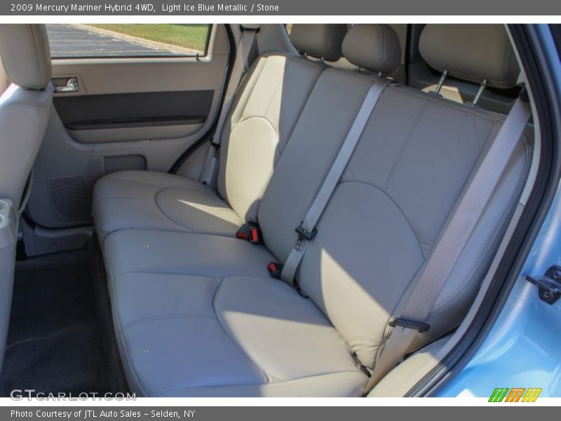 Light Ice Blue Metallic / Stone 2009 Mercury Mariner Hybrid 4WD