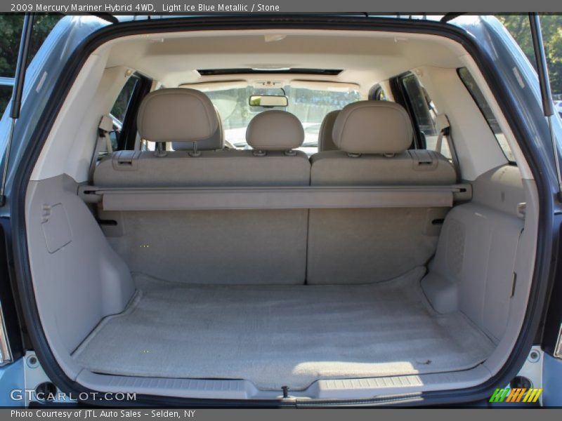 Light Ice Blue Metallic / Stone 2009 Mercury Mariner Hybrid 4WD