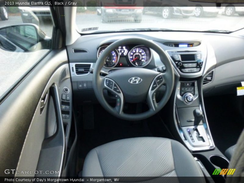 Black / Gray 2013 Hyundai Elantra GLS