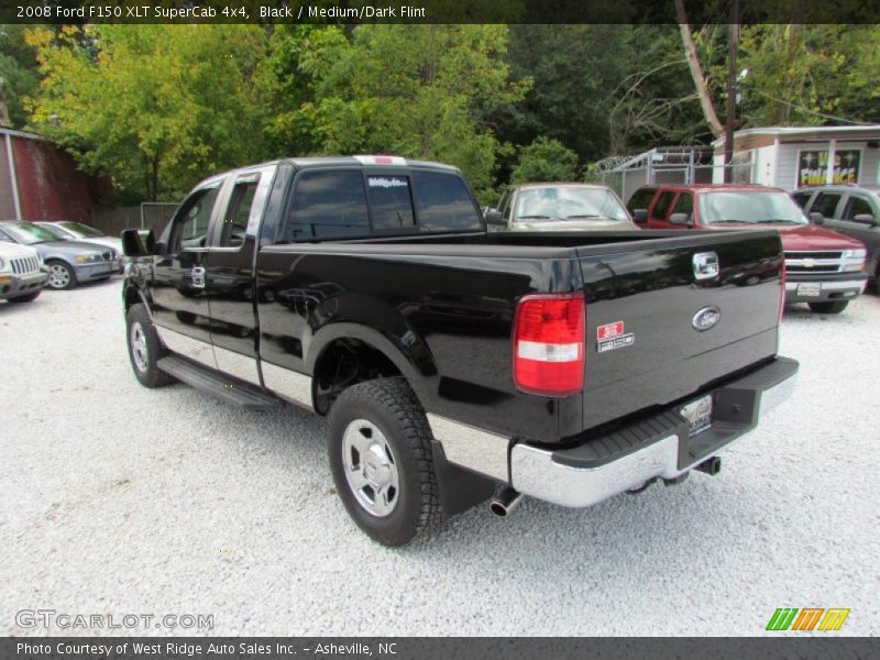 Black / Medium/Dark Flint 2008 Ford F150 XLT SuperCab 4x4