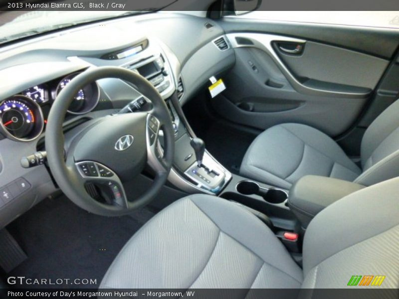 Black / Gray 2013 Hyundai Elantra GLS