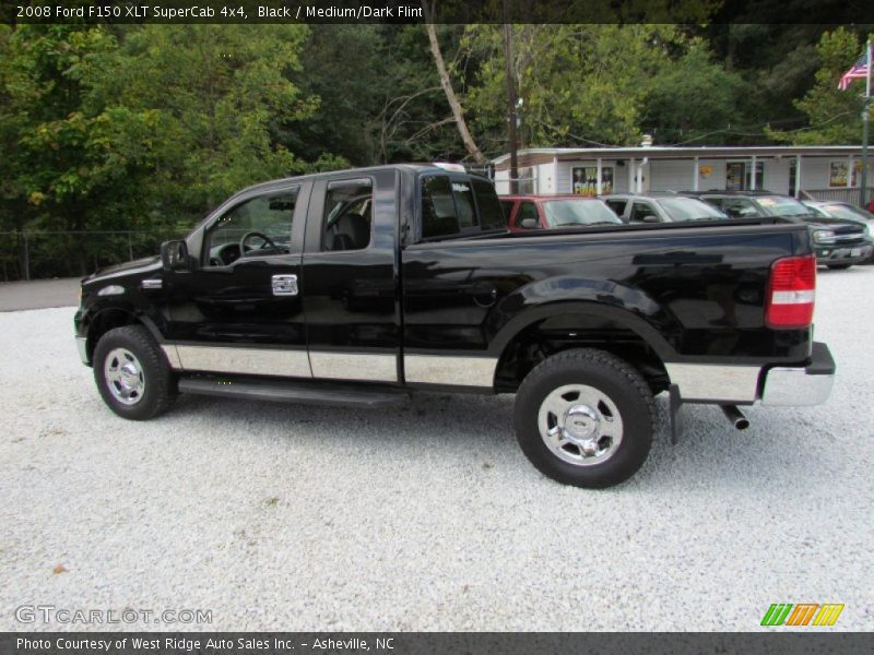 Black / Medium/Dark Flint 2008 Ford F150 XLT SuperCab 4x4