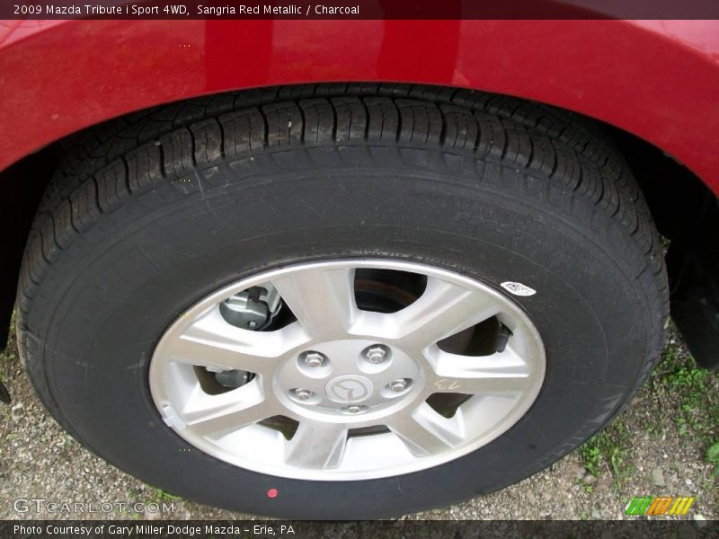 Sangria Red Metallic / Charcoal 2009 Mazda Tribute i Sport 4WD