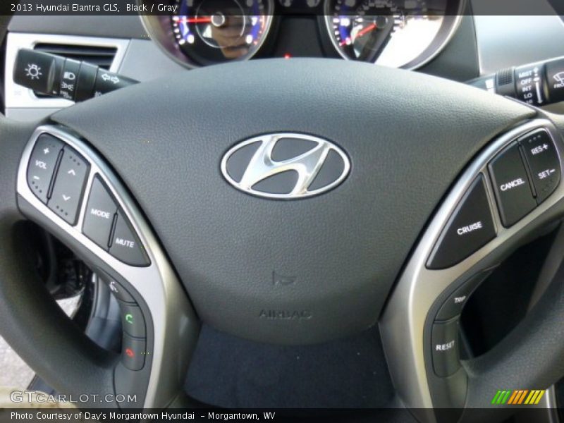 Black / Gray 2013 Hyundai Elantra GLS
