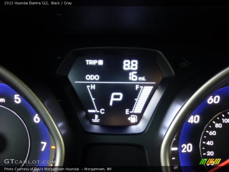 Black / Gray 2013 Hyundai Elantra GLS