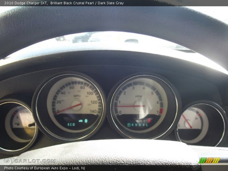 Brilliant Black Crystal Pearl / Dark Slate Gray 2010 Dodge Charger SXT