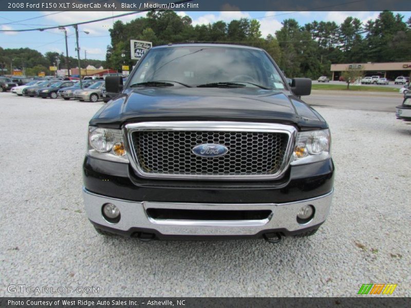 Black / Medium/Dark Flint 2008 Ford F150 XLT SuperCab 4x4