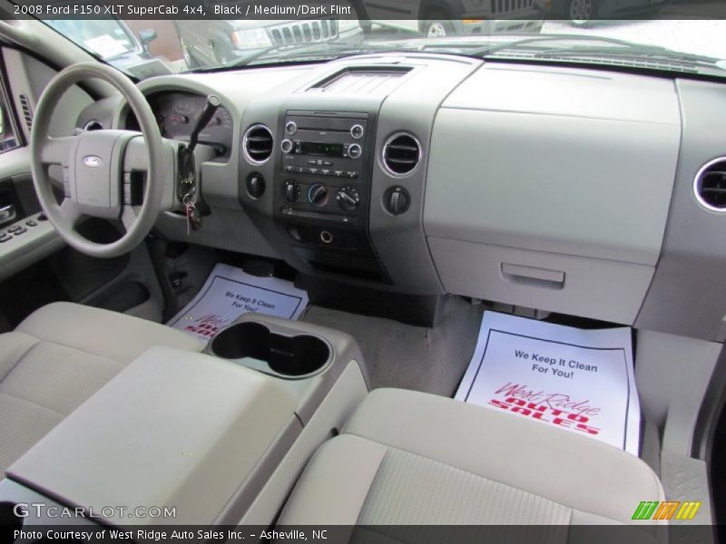 Black / Medium/Dark Flint 2008 Ford F150 XLT SuperCab 4x4