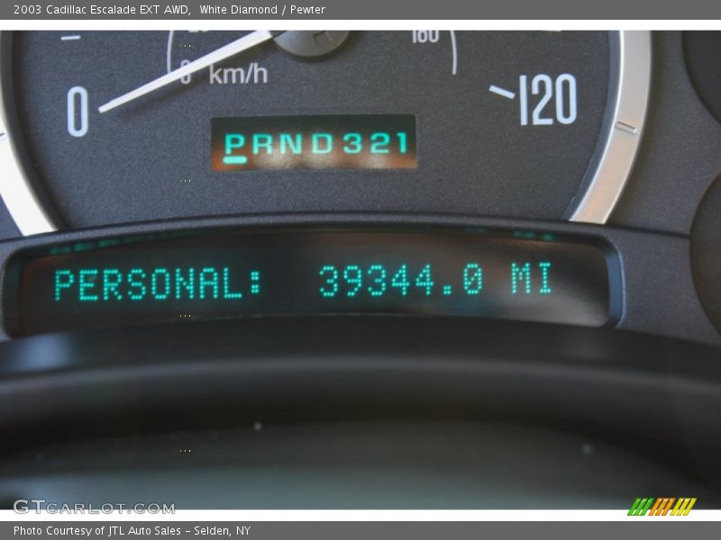 White Diamond / Pewter 2003 Cadillac Escalade EXT AWD
