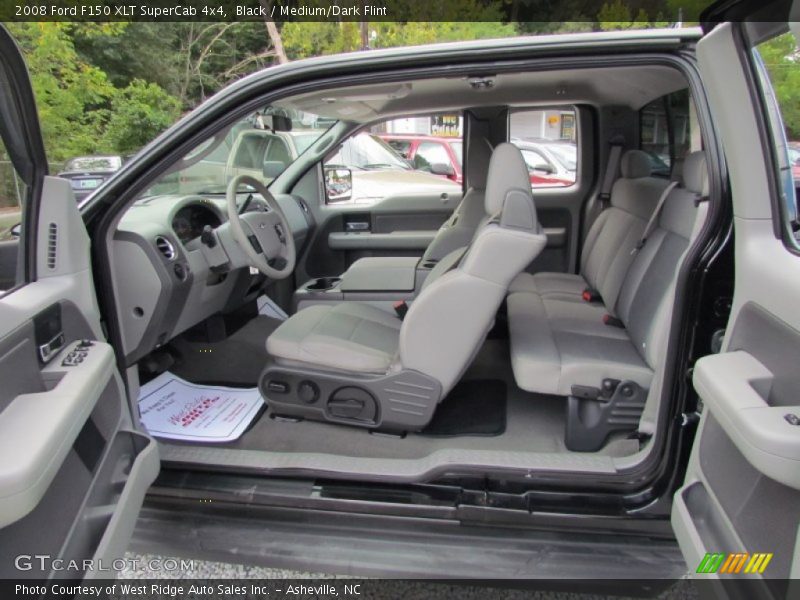 Black / Medium/Dark Flint 2008 Ford F150 XLT SuperCab 4x4