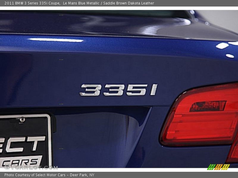 Le Mans Blue Metallic / Saddle Brown Dakota Leather 2011 BMW 3 Series 335i Coupe