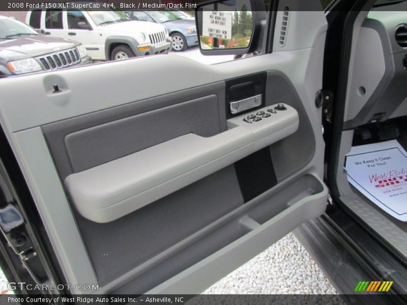 Black / Medium/Dark Flint 2008 Ford F150 XLT SuperCab 4x4