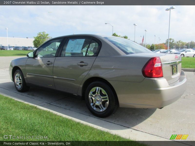 Sandstone Metallic / Cashmere Beige 2007 Chevrolet Malibu LS Sedan