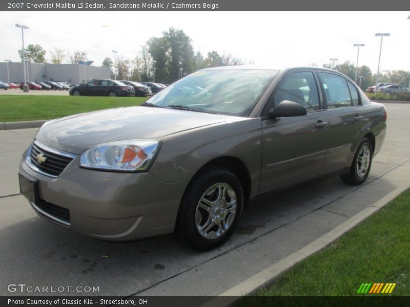 Sandstone Metallic / Cashmere Beige 2007 Chevrolet Malibu LS Sedan