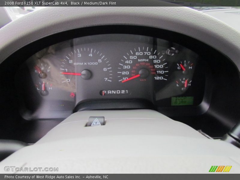 Black / Medium/Dark Flint 2008 Ford F150 XLT SuperCab 4x4