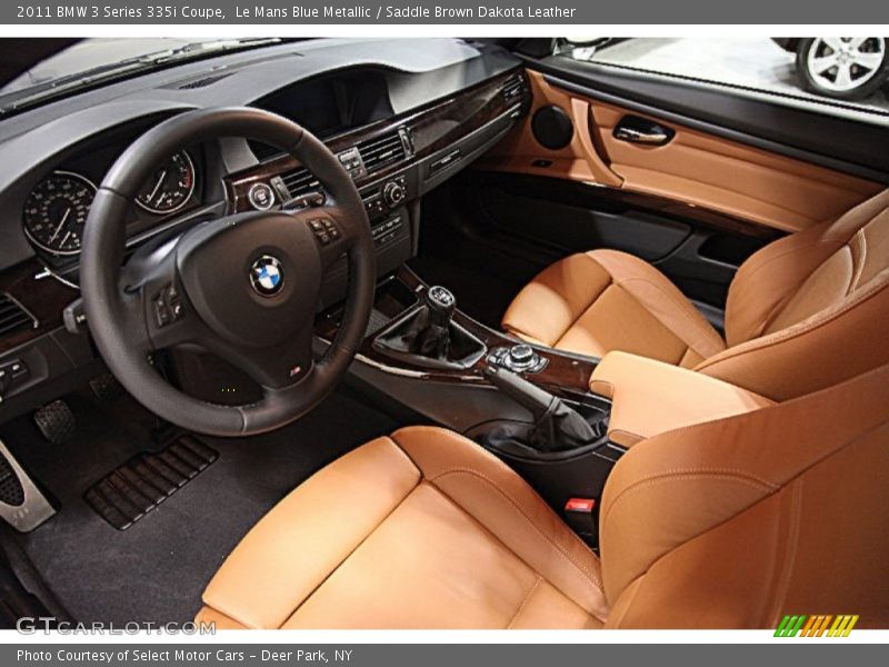 Le Mans Blue Metallic / Saddle Brown Dakota Leather 2011 BMW 3 Series 335i Coupe