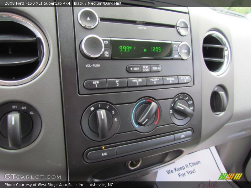 Black / Medium/Dark Flint 2008 Ford F150 XLT SuperCab 4x4