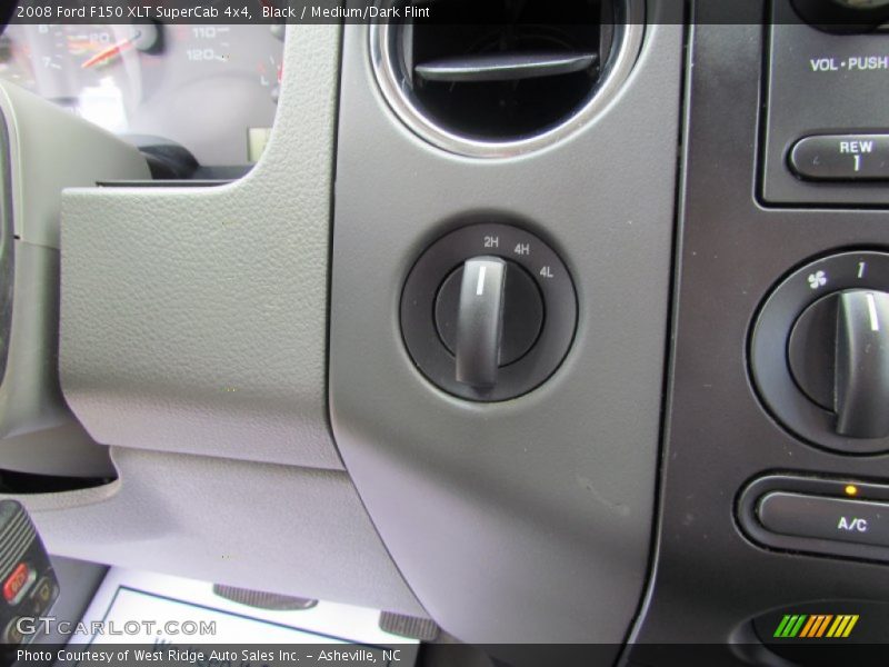 Black / Medium/Dark Flint 2008 Ford F150 XLT SuperCab 4x4