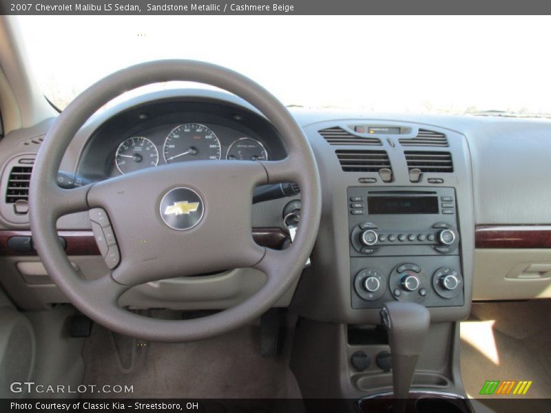 Sandstone Metallic / Cashmere Beige 2007 Chevrolet Malibu LS Sedan