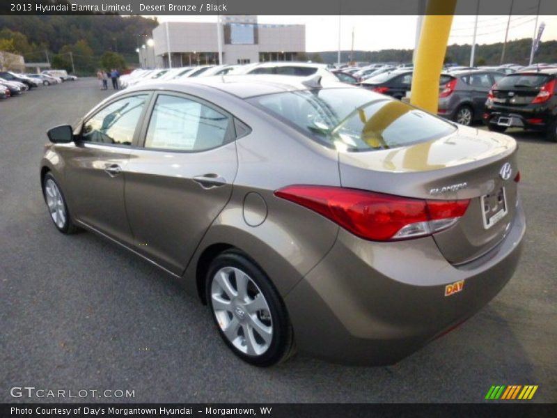 Desert Bronze / Black 2013 Hyundai Elantra Limited