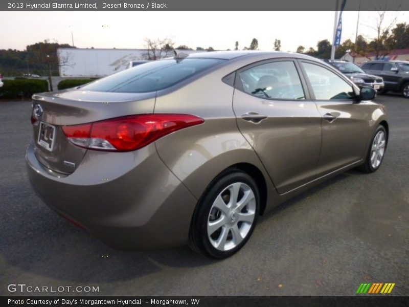 Desert Bronze / Black 2013 Hyundai Elantra Limited