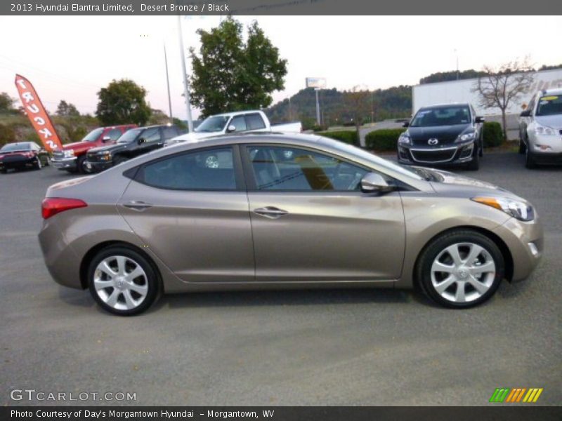 Desert Bronze / Black 2013 Hyundai Elantra Limited