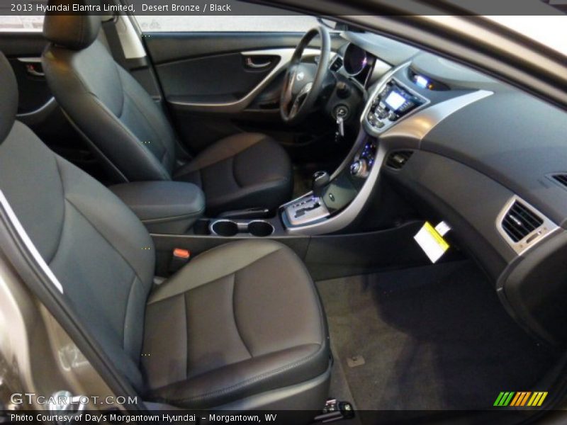 Desert Bronze / Black 2013 Hyundai Elantra Limited