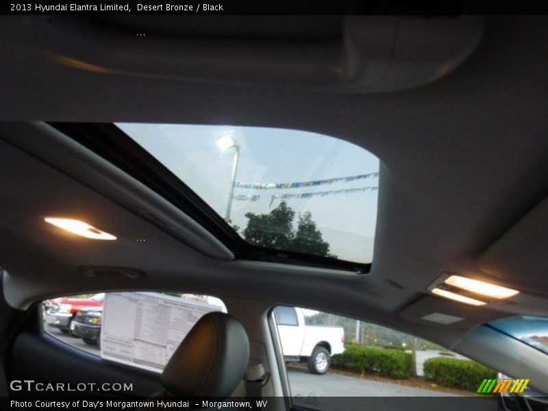 Desert Bronze / Black 2013 Hyundai Elantra Limited