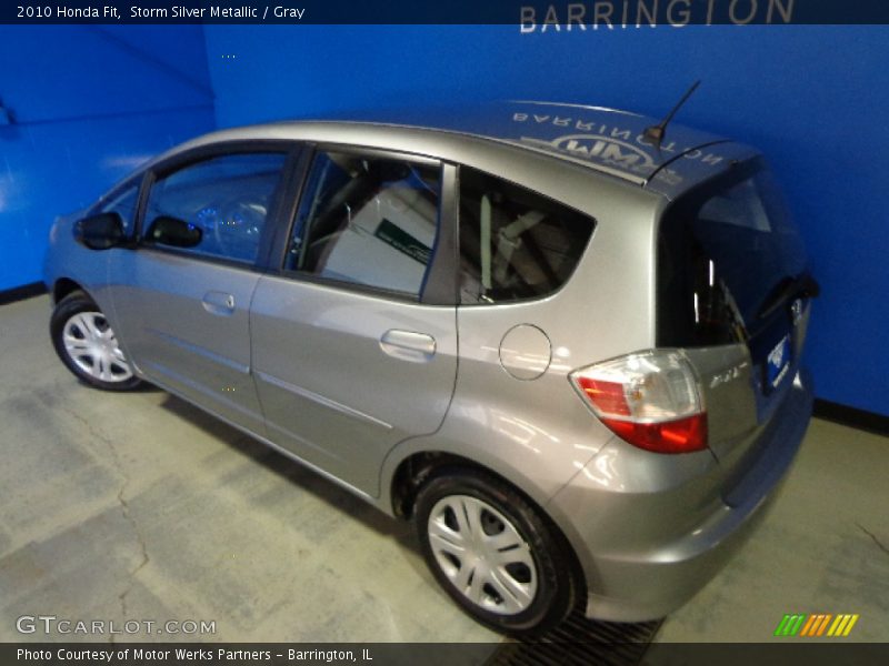 Storm Silver Metallic / Gray 2010 Honda Fit