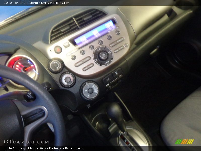 Storm Silver Metallic / Gray 2010 Honda Fit