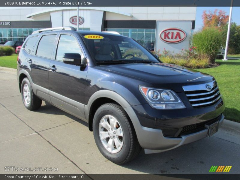Midnite Blue / Gray 2009 Kia Borrego LX V6 4x4