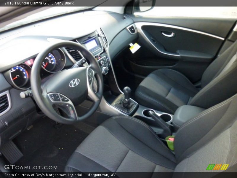 Silver / Black 2013 Hyundai Elantra GT