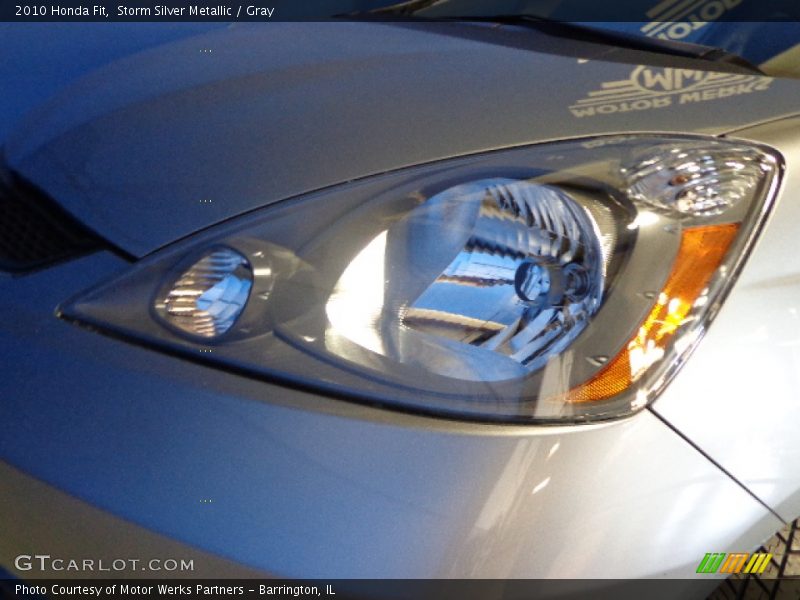 Storm Silver Metallic / Gray 2010 Honda Fit