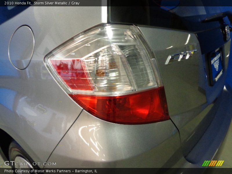 Storm Silver Metallic / Gray 2010 Honda Fit