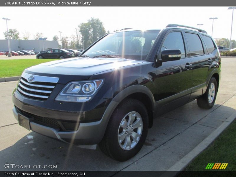 Midnite Blue / Gray 2009 Kia Borrego LX V6 4x4
