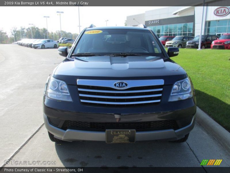 Midnite Blue / Gray 2009 Kia Borrego LX V6 4x4