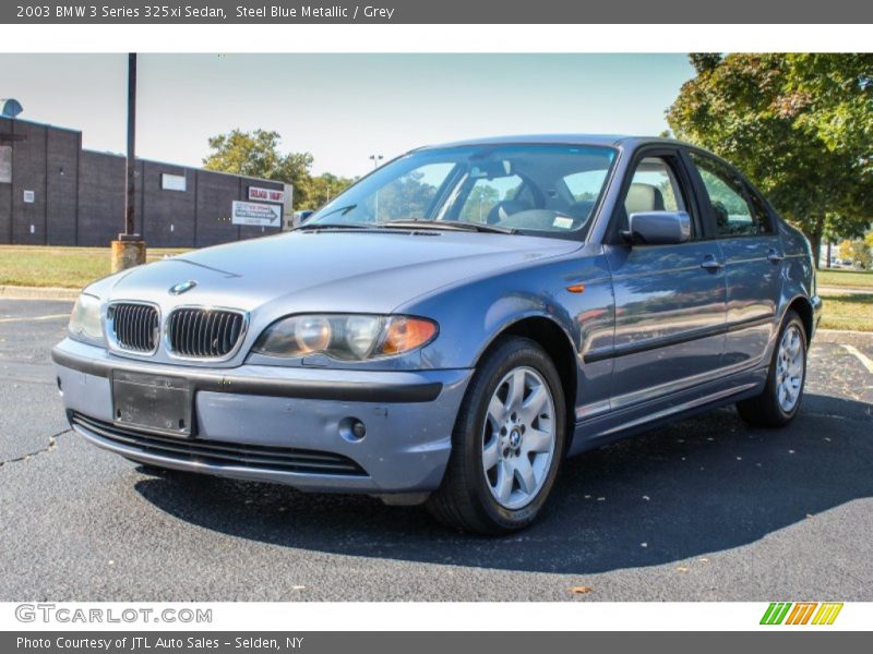 Steel Blue Metallic / Grey 2003 BMW 3 Series 325xi Sedan