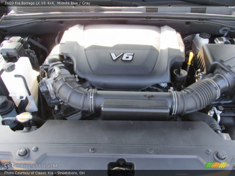 Midnite Blue / Gray 2009 Kia Borrego LX V6 4x4