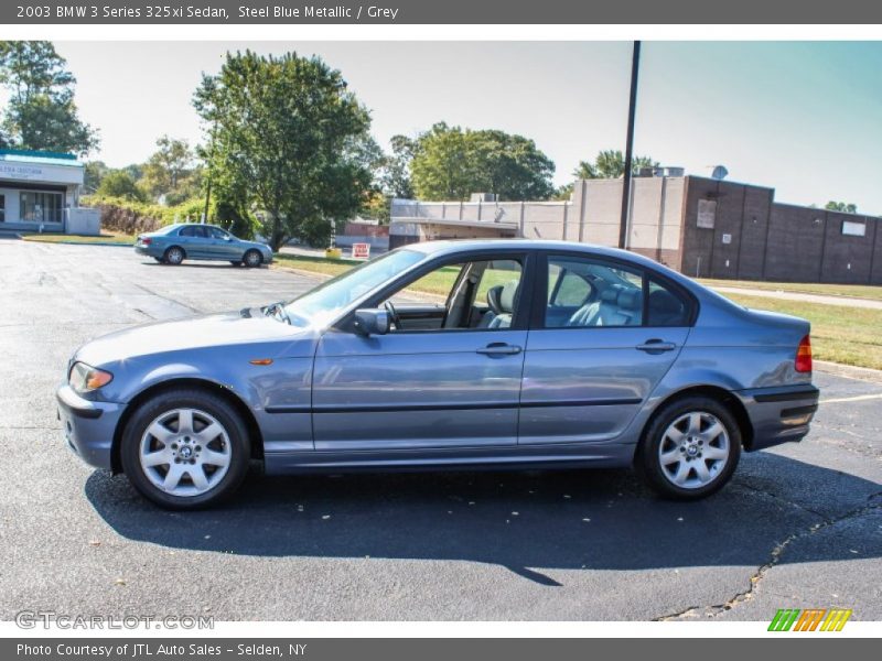 Steel Blue Metallic / Grey 2003 BMW 3 Series 325xi Sedan