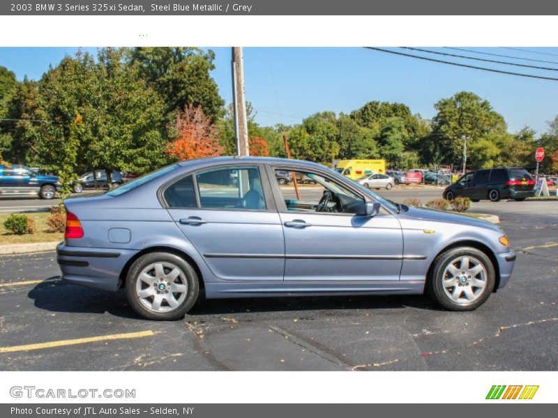 Steel Blue Metallic / Grey 2003 BMW 3 Series 325xi Sedan