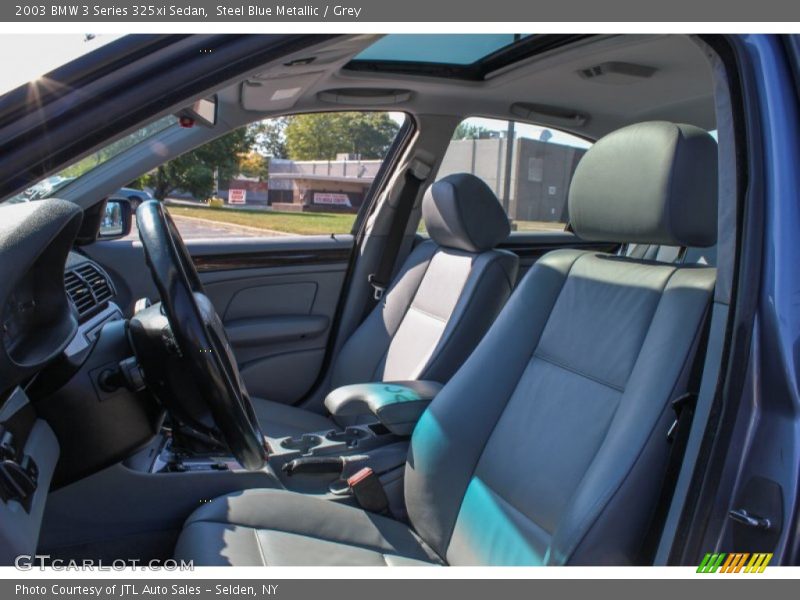 Steel Blue Metallic / Grey 2003 BMW 3 Series 325xi Sedan