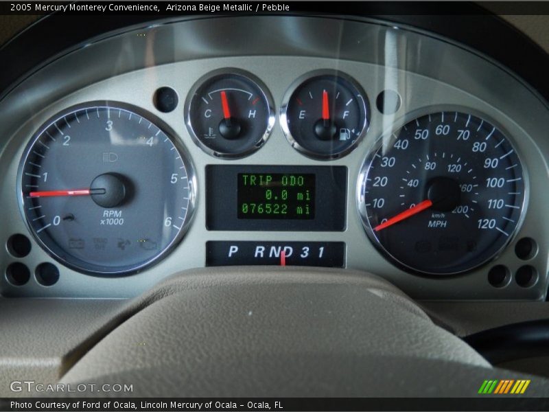  2005 Monterey Convenience Convenience Gauges