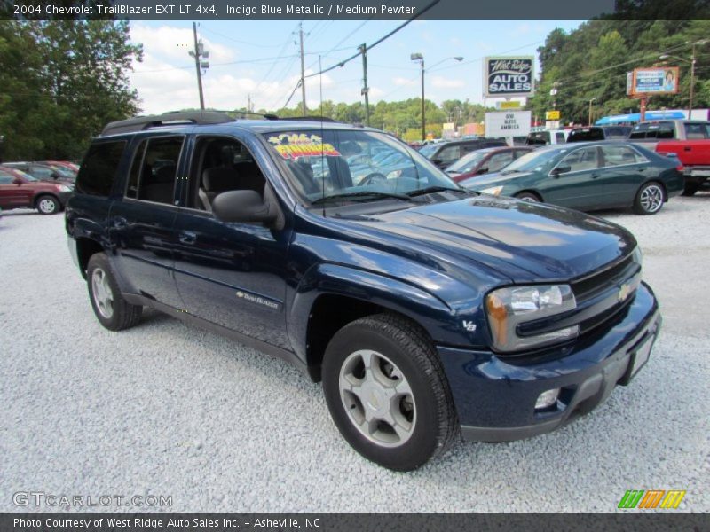 Indigo Blue Metallic / Medium Pewter 2004 Chevrolet TrailBlazer EXT LT 4x4