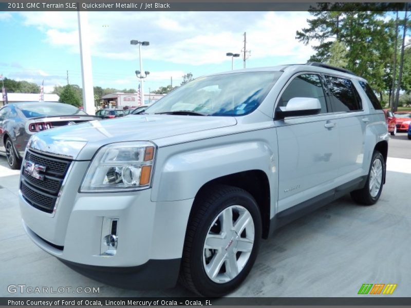 Quicksilver Metallic / Jet Black 2011 GMC Terrain SLE